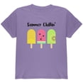 thumbnail image 1 of Summer Sun Ice Pop Summer Chillin Youth T Shirt Violet YLG, 1 of 1