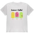 thumbnail image 1 of Summer Sun Ice Pop Summer Chillin Youth T Shirt White Youth X-SM, 1 of 1