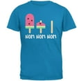 thumbnail image 1 of Summer Sun Ice Pop Watermelon Nom Nom Nom Mens T Shirt Sapphire X-LG, 1 of 1