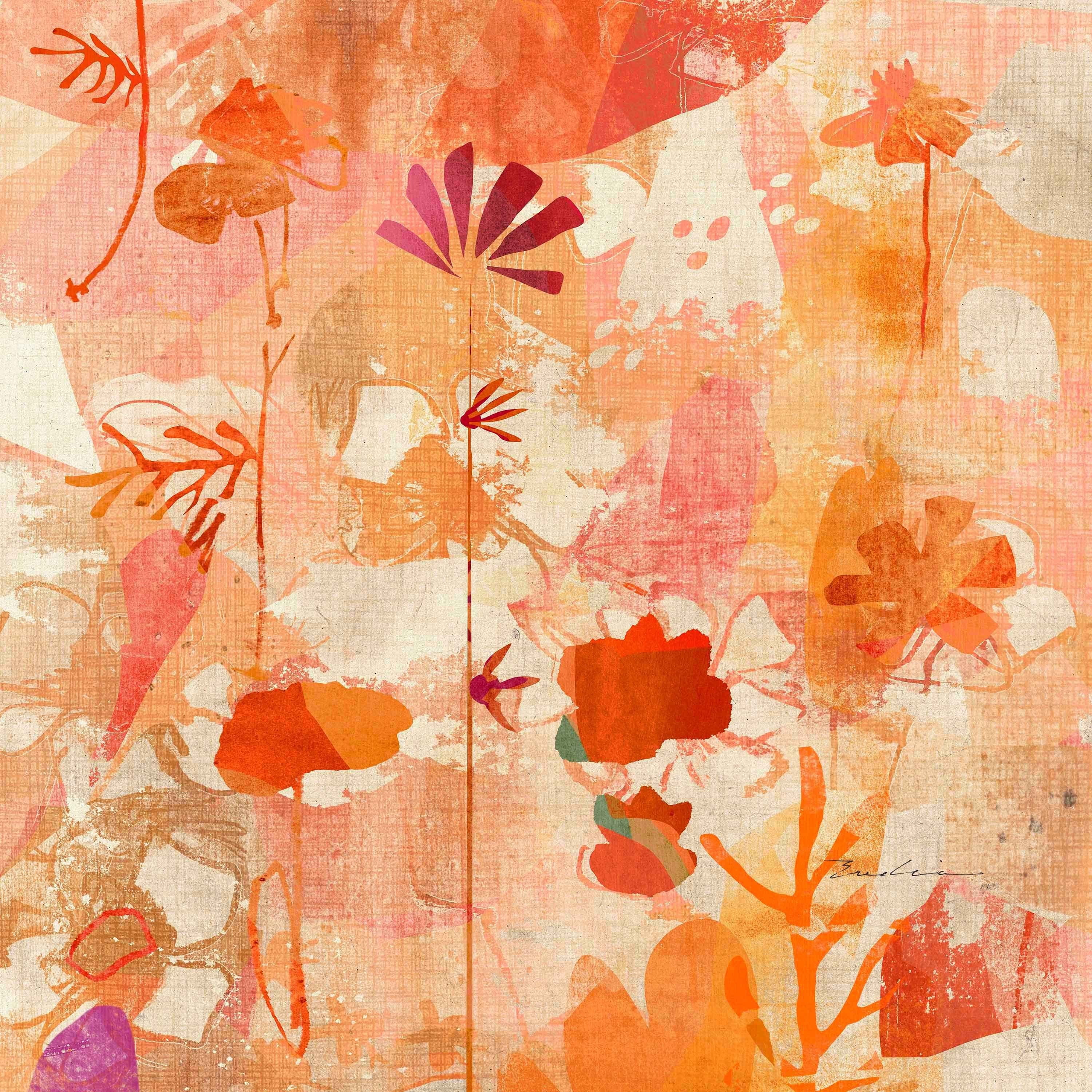 "Summer Sun Is Faint" Painting Print on Wrapped Canvas