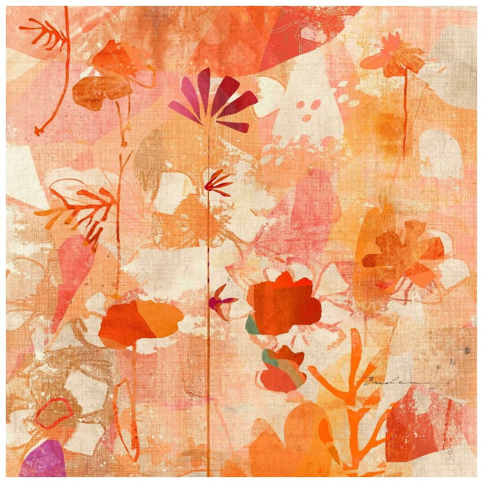 "Summer Sun Is Faint" Painting Print on Wrapped Canvas