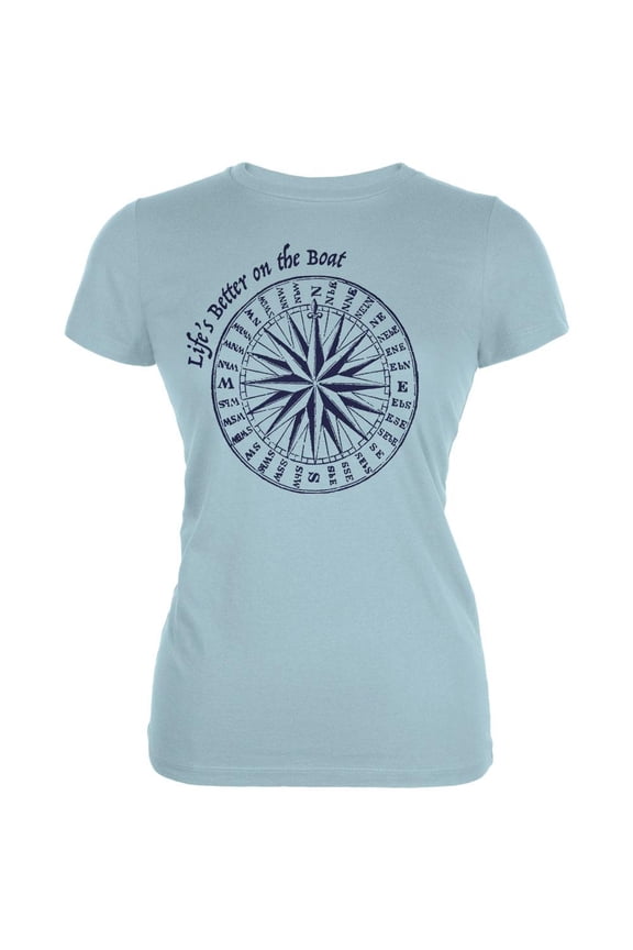 Summer Sun Life's Better on the Boat Juniors Soft T Shirt