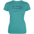 thumbnail image 1 of Summer Sun Pier Pressure Canoe Drawing Juniors Soft T Shirt Stone Blue X-LG, 1 of 1