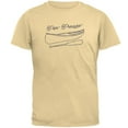 thumbnail image 1 of Summer Sun Pier Pressure Canoe Drawing Mens T Shirt, 1 of 1