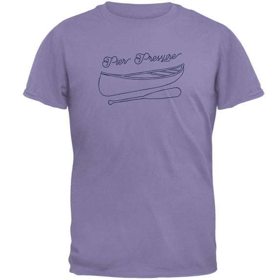 Summer Sun Pier Pressure Canoe Drawing Mens T Shirt
