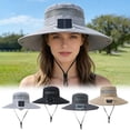 thumbnail image 1 of Summer Sun Protection Fisherman's Hat with Fan Solar Powered USB Rechargeable Multi-Functional, 1 of 8
