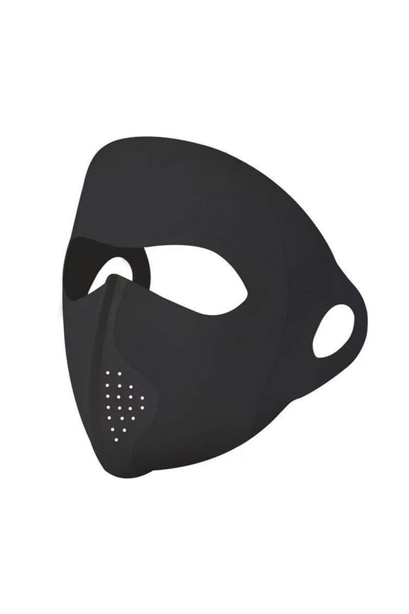 Summer Sun Protection Mask - Breathable Nylon Face Cover for Outdoor Activities & Beach Travel, Lightweight & Eco-Friendly Disposable Design