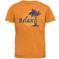 thumbnail image 1 of Summer Sun Relax Palm Tree Mens T Shirt Tennessee Orange SM, 1 of 1