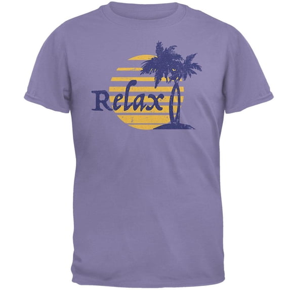 Summer Sun Relax Palm Tree Mens T Shirt