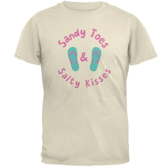 Summer Sun Sandy Toes and Salty Kisses Mens T Shirt