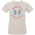 thumbnail image 1 of Summer Sun Sandy Toes and Salty Kisses Womens T Shirt Natural MD, 1 of 1