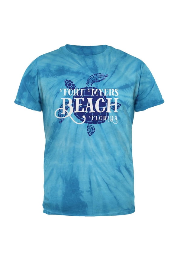 Summer Sun Sea Turtle Fort Myers Beach Mens T Shirt