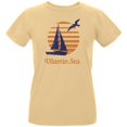 thumbnail image 1 of Summer Sun Vitamin Sea Sailboat Womens Organic T Shirt, 1 of 1
