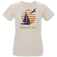 thumbnail image 1 of Summer Sun Vitamin Sea Sailboat Womens Organic T Shirt, 1 of 1