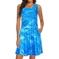 thumbnail image 1 of Summer Sundress for Women Causal Loose Tshirt Dresses Swing Beach Dress with Pockets, 1 of 6