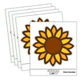 thumbnail image 1 of Summer Sunflower Car Window Bumper Water Bottle Phone Tablet Laptop Waterproof Vinyl Decal Sticker Set 5-Pack - Gloss Finish - 2.0", 1 of 7