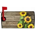 thumbnail image 1 of Summer Sunflower Mailbox Covers Magnetic Standard Size 18x21 in Summer Magnetic Mailbox Cover Sunflowers Mailbox Wraps Yellow Mailbox Wrap for Yard Home Decor, 1 of 6