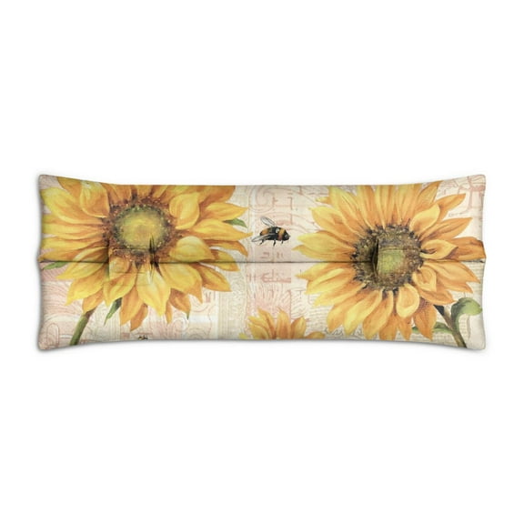 Summer Sunflower Seatbelt Pillow - Soft Mastectomy Cushion for Car - Boho Floral Design for Post Surgery Recovery - Pressure Relief for Women Patients