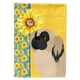 thumbnail image 1 of Summer Sunflowers Cream Pekingese Flag Canvas House Size, 1 of 5