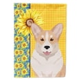 thumbnail image 1 of Summer Sunflowers Fawn Cardigan Corgi Flag Canvas House Size, 1 of 5