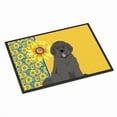 thumbnail image 1 of Summer Sunflowers Grey Newfoundland Indoor or Outdoor Mat 18x27 27 in x 18 in, 1 of 5