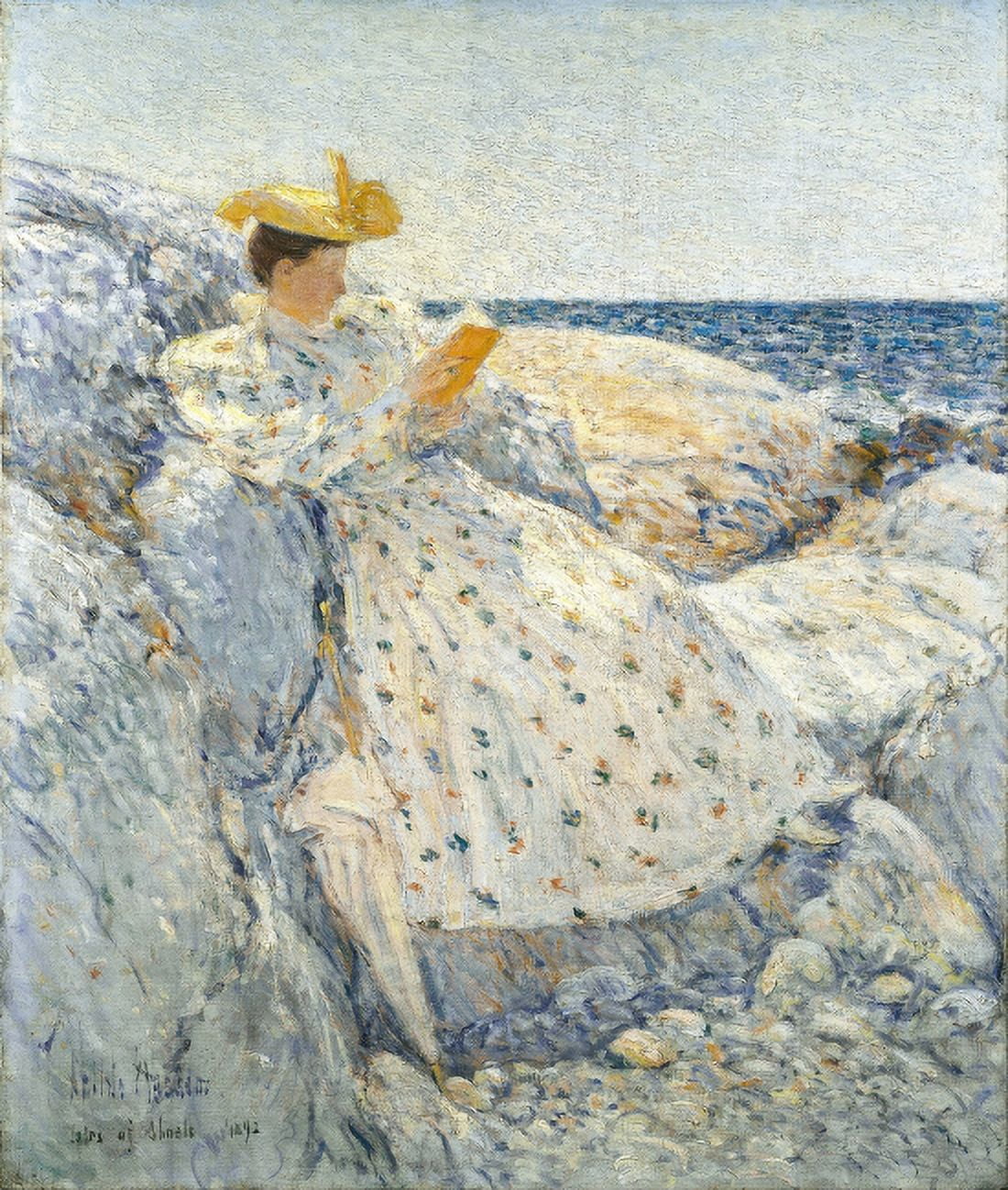 Summer Sunlight (Isles of Shoals) Canvas Art - Childe Hassam (24 x 36)