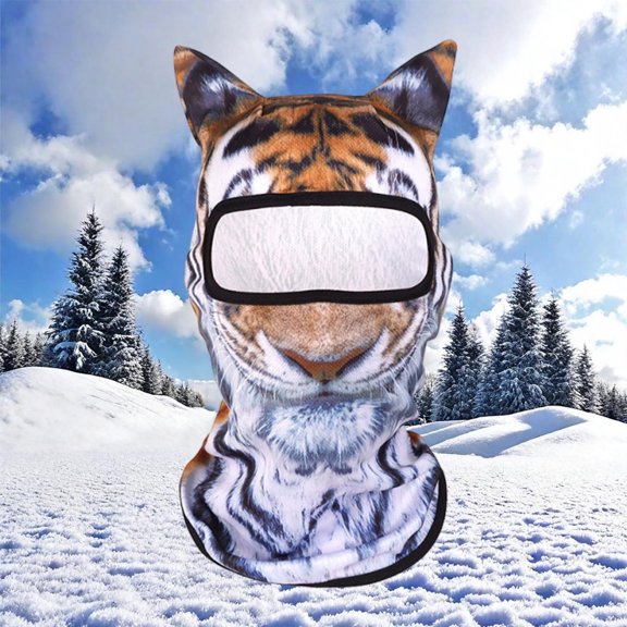 Summer Sunscreen Outdoor Face Mask, Wenini Breathable Face Gini Headmask with Ears, Windproof Lightweight Ski Mask for Festival Rave Halloween