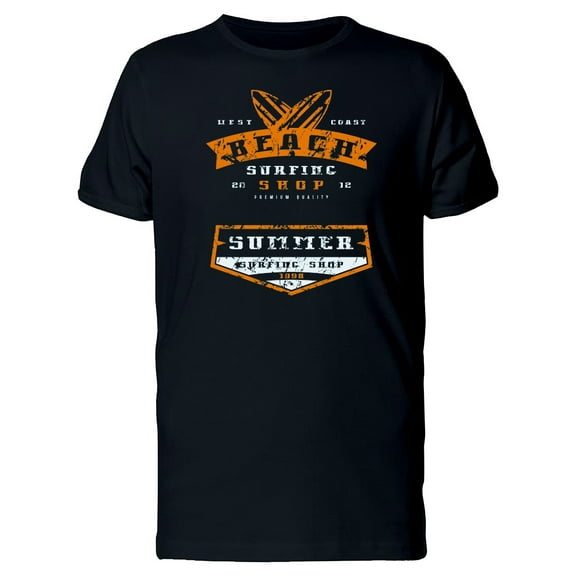 Summer Surfing Shop 1998 T-Shirt Men -Image by Shutterstock, Male Large