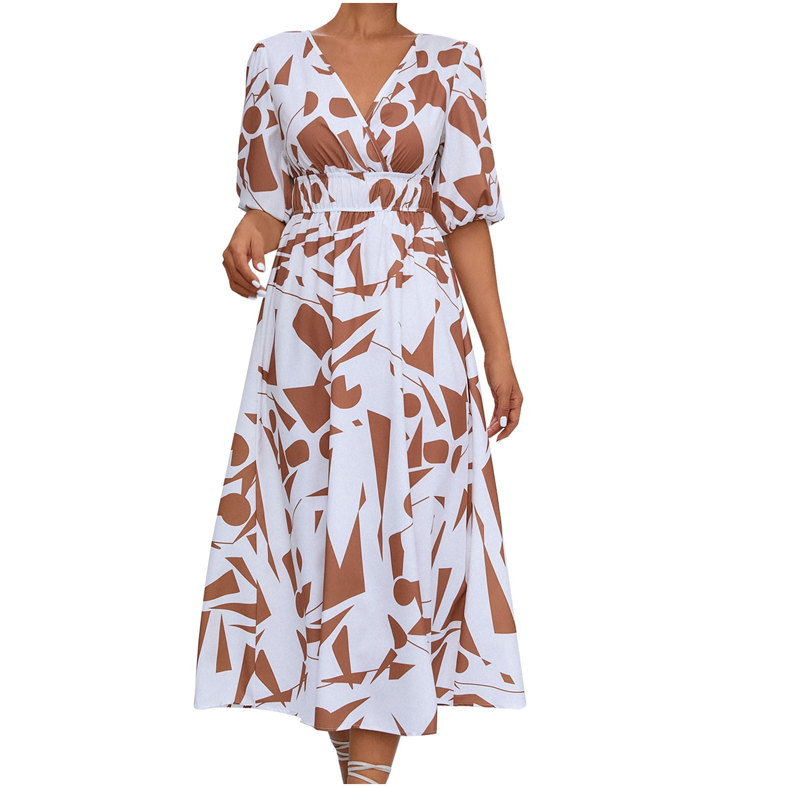 Summer Svings Clearance 2024! TAGOLD Womens Summer Dresses,Women's