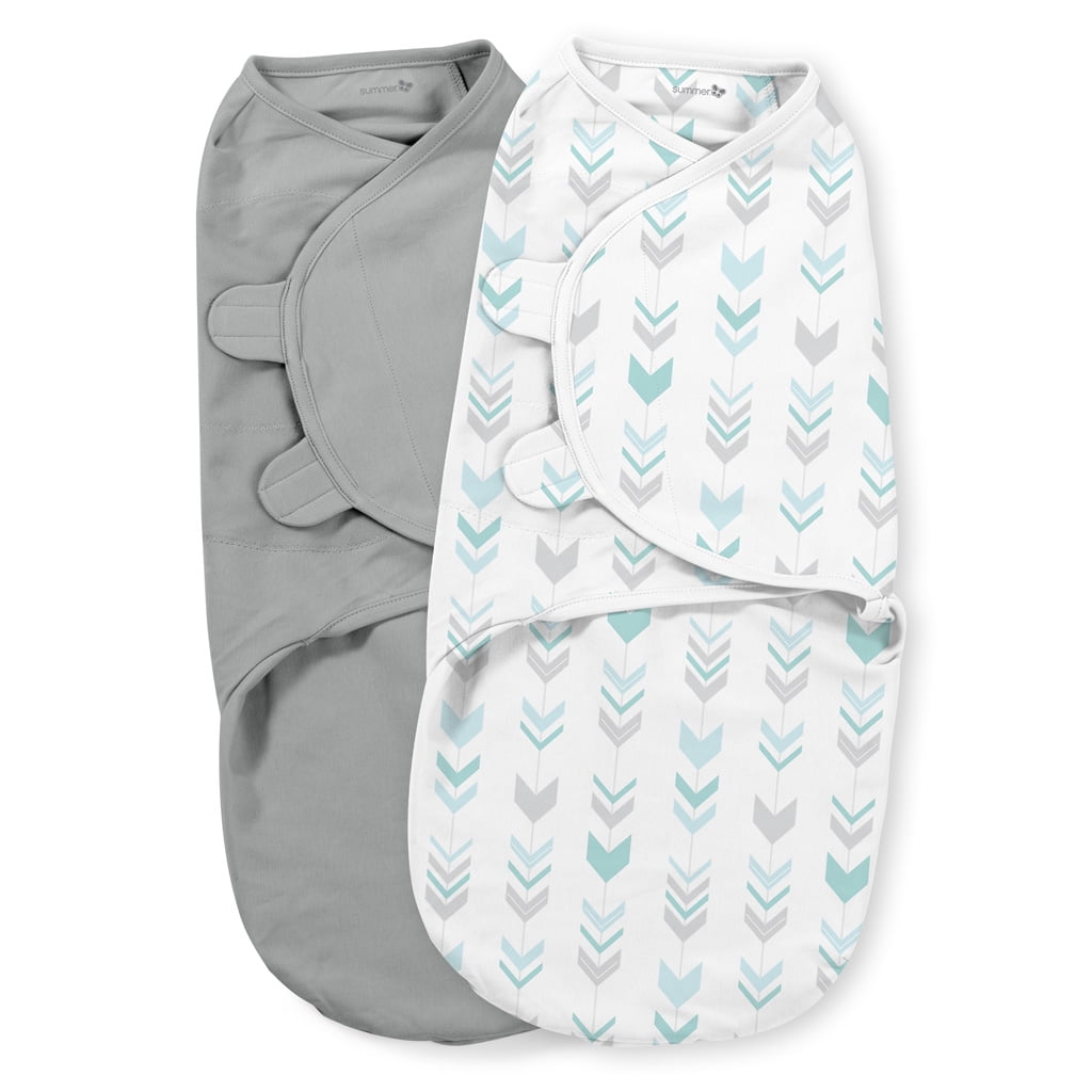Summer SwaddleMe 2pk Swaddle Teal