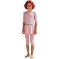 thumbnail image 1 of Summer Swim Suits,Swimsuit for Kids Girls Half Sleeve Full Coverage Burkini Swimwear Modest 3 Piece Bathing Suit, 1 of 8