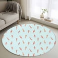 thumbnail image 1 of Summer Swimmers Round Rug 4ft Washable Circle Entryway Rugs Non Slip Cartoon Swimming Girls Boys Sports Area Rug Indoor Floor Carpet for Bedroom Kitchen Living Room Home Office Dining Room Nursery, 1 of 7