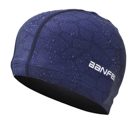 Summer Swimming Cap Nylon High Elasticity Flexible Durable Adult Swimming Hat