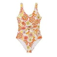 thumbnail image 1 of Summer Swimsuit Skintight Bodysuit Bikini For Girls 2024 New Girls Swimwear Floral Swimsuit Children Bikini Swimsuit Set Seaside Beachwear, 1 of 6