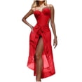thumbnail image 1 of Summer Swimsuits for Women 2026,Women's One Piece Swimsuit with Cover Ups Ruffle Hem Sarong Wrap 2 Piece Bathing Suits with Beach Coverup Sets, 1 of 7