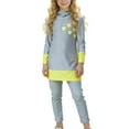 thumbnail image 1 of Summer Swimwear,Swimsuits for Girls Kids Full Body Islamic Swimming Suits Burkini Rashguard with Hijab Modest Swimwear Beach Pool Wetsuit, 1 of 5