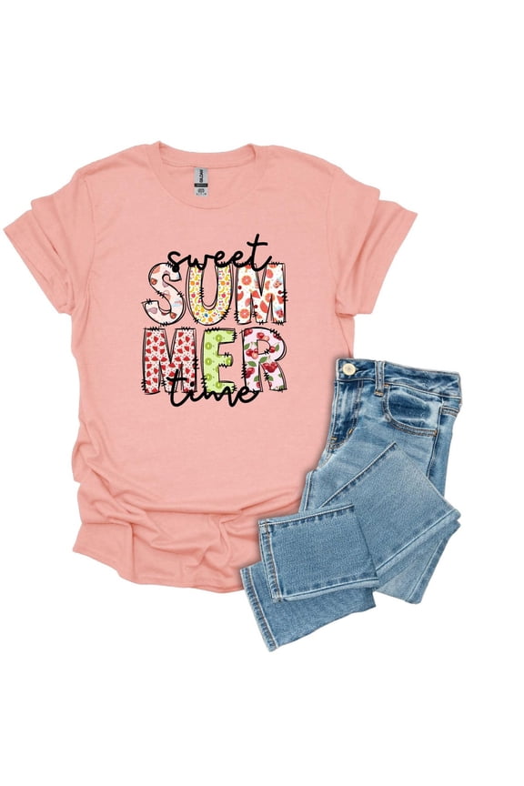 Summer T-Shirt, Sweet Summer Tee, Beach Shirt, Summer Shirt, Summer Time Shirt, Vacay Life, Distressed Tee, Sweet Summertime Shirt