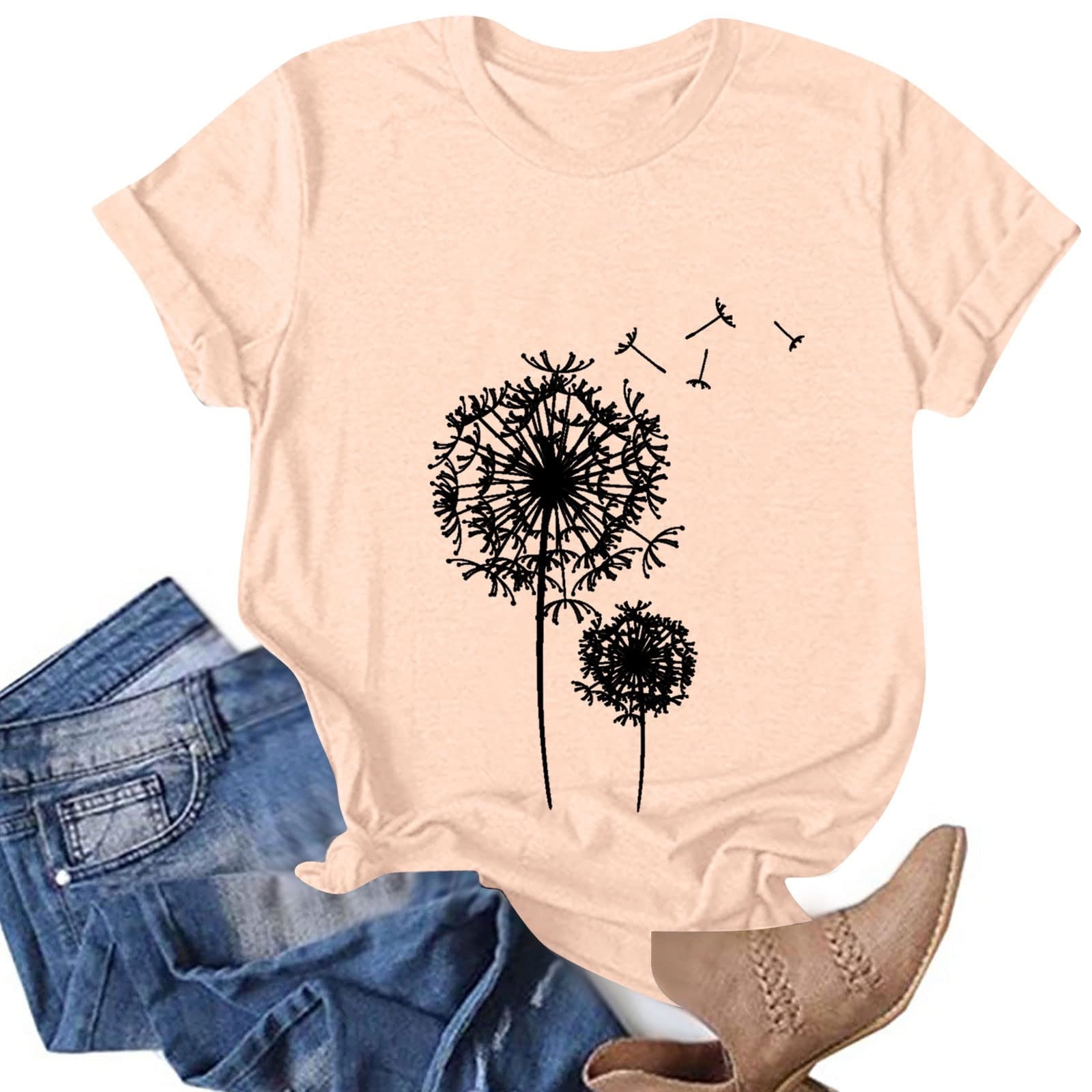 Happy Easter Shirt For Women - Cute Rabbit Graphic Tee, Green Short Sleeve Top, Medium - View #4