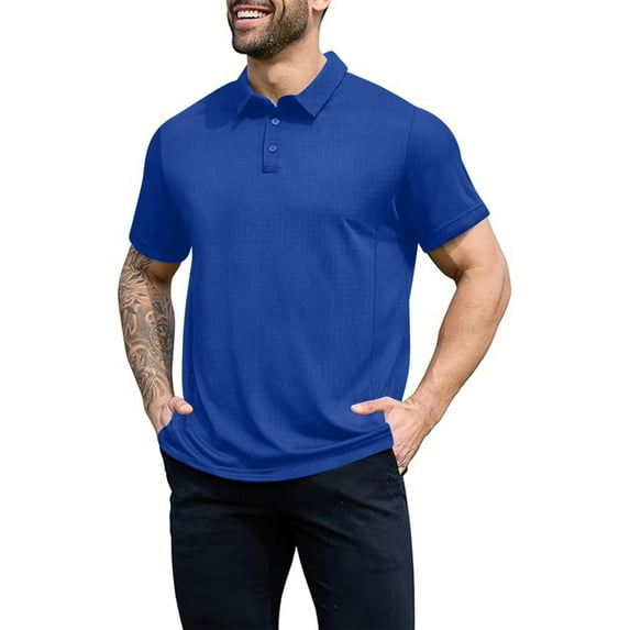 Summer T-shirts for Men Solid Tops Cotton Mens Tops Lightweight Moisture Wicking Shirt with Crew Neck Short Sleeves Base Everyday Wear Summer Beach Fashion Daily Essentials