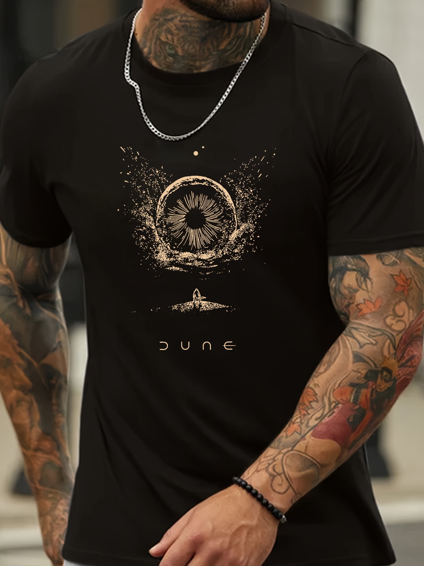Summer T-shirts for men Casual Short Sleeve Round Neck