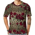 thumbnail image 1 of Summer TShirt Retro Leopard TShirts Jungle Animal Print Aesthetic Harajuku Tee Shirt For Men ShortSleeved Plus Size Tops, 1 of 5