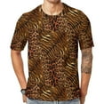 thumbnail image 1 of Summer TShirt Retro Leopard TShirts Jungle Animal Print Aesthetic Harajuku Tee Shirt For Men ShortSleeved Plus Size Tops, 1 of 5