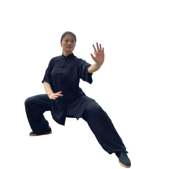 Summer Tai Chi Uniform Cotton Wushu Kung Fu Clothing Martial Arts Wing Chun Suit Breathable Clothes
