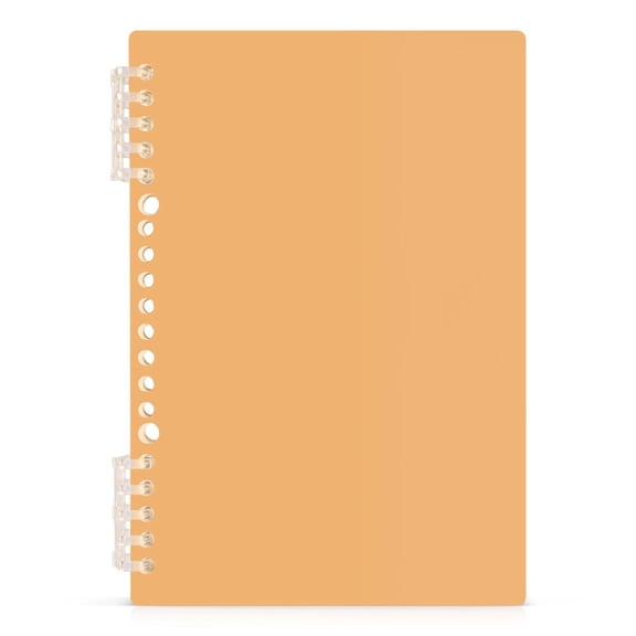 Summer Tan Notebooks 1-subject Journal 60 Sheets A5 College Ruled Paper Detachable Ring 8.3"x5.7"