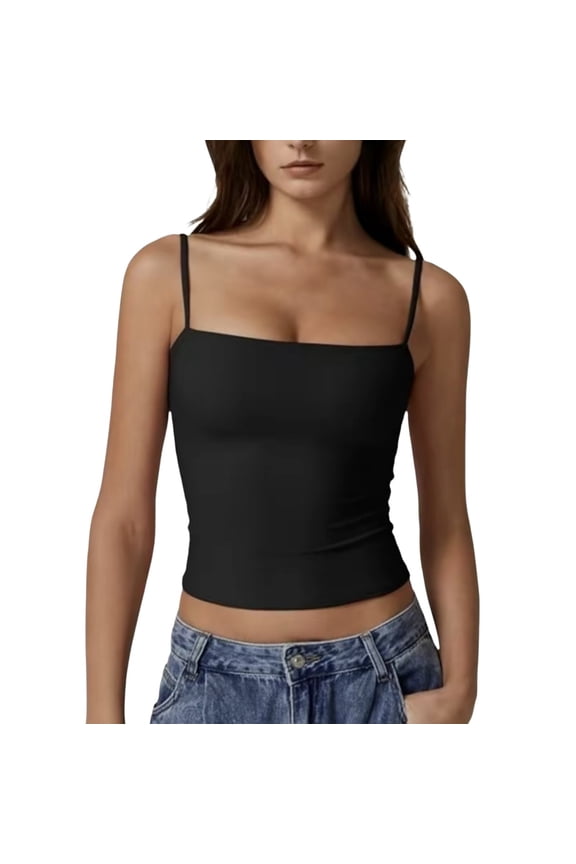 Summer Tank Tops For Women Sexy Skinny Color Adjustable Camisole Womens Tank Tops