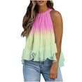 thumbnail image 1 of Summer Tank Tops Sevevn Women's Fashionable Casual Loose T-Shirt Non Positioning Printed Sleeveless Top, 1 of 6