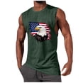 thumbnail image 1 of Summer Tank Tops for Men 2026 Bald Eagle Graphic 250 Anniversary USA Tank Top American 4th of July Patriotic Tee S, 1 of 5