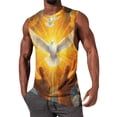 thumbnail image 1 of Summer Tank Tops for Men 2026 Cross Graphic Muscle Sleeveless Tank Tops Cut Off T Shirts Workout Gym Tee Shirts XL, 1 of 4