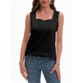 thumbnail image 1 of Summer Tank Tops for Women Square Neck Loose Fit Casual Fashion Flowy Sleeveless, 1 of 6