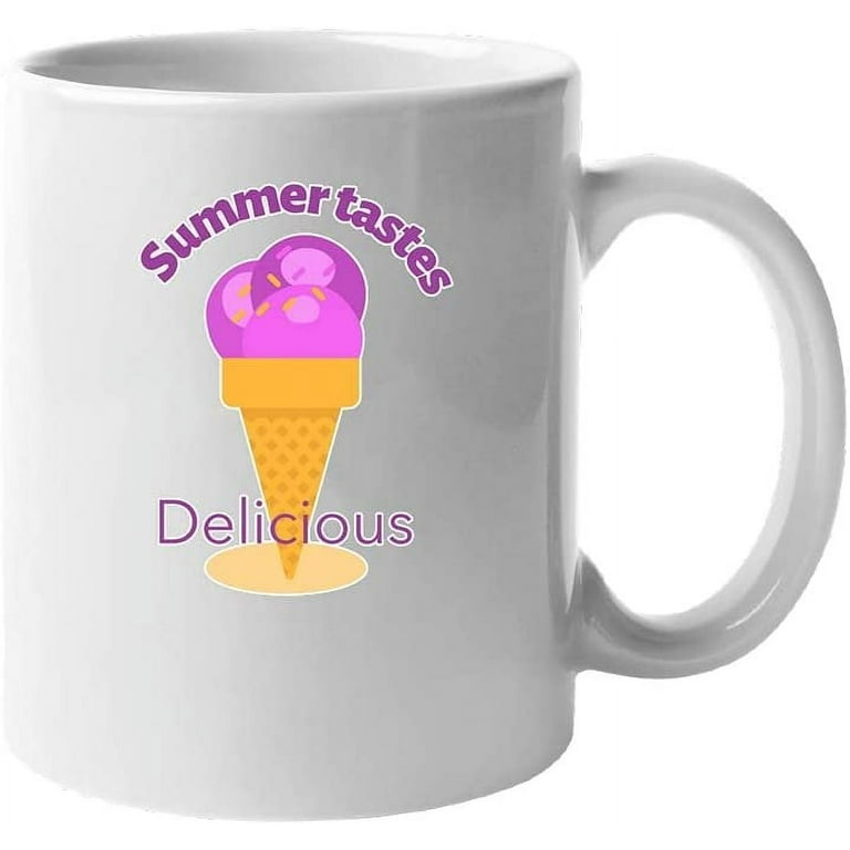 Ice Cream Coffee Cup, Ceramic Decoration Mug